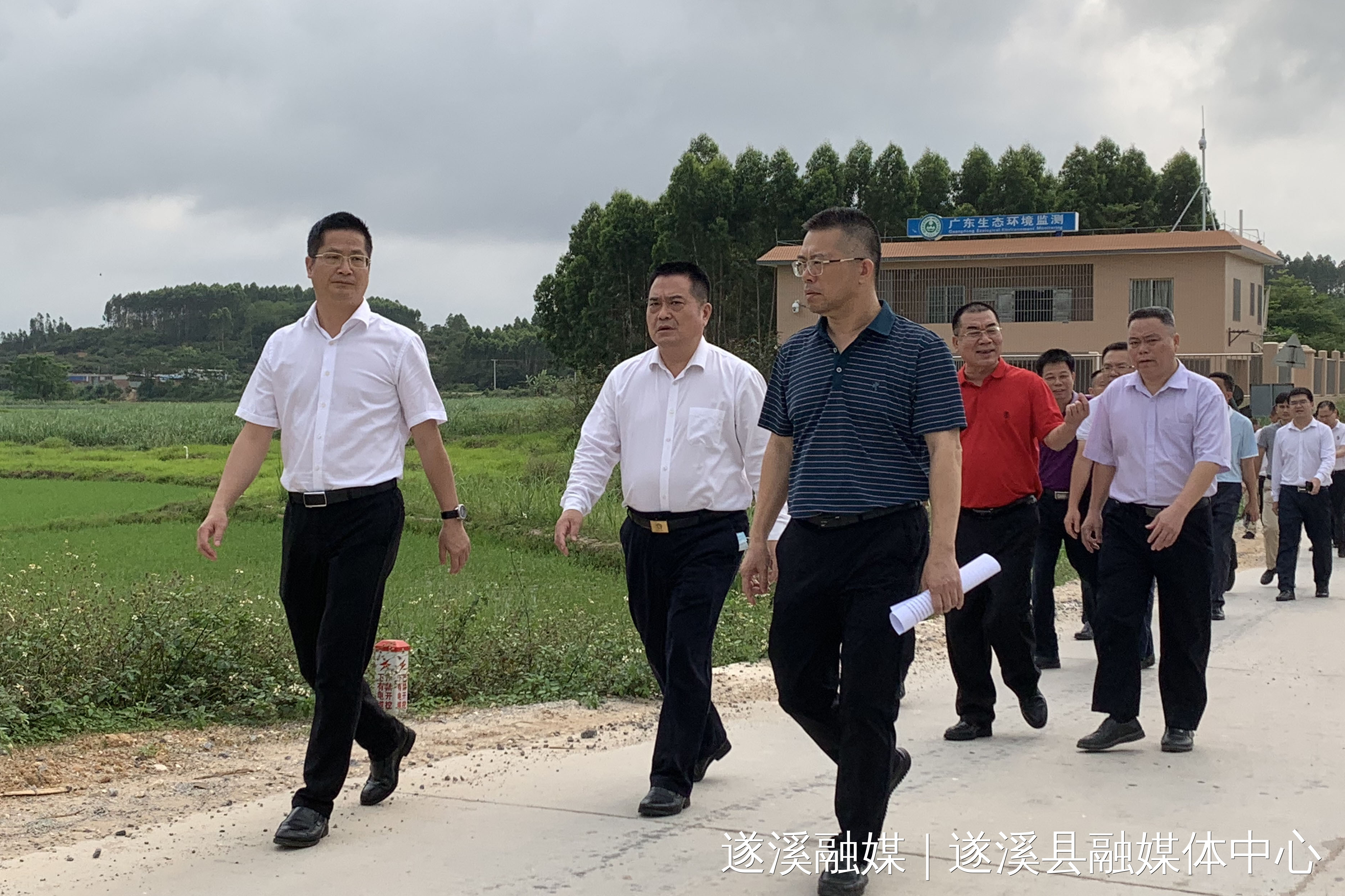 湛江市副市长陈伟杰率队调研督导遂溪河流域河长制工作推进落实情况